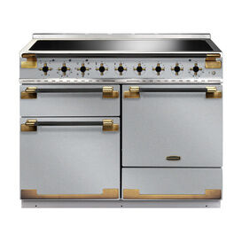 RANGEMASTER ELS110EISS/BE Elise Lux 110cm Induction Range - Stainless Steel with Black / Antique Brass Trim