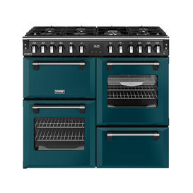 STOVES 444412019 Richmond Deluxe 100cm Dual Fuel Range Cooker - Deep Marine