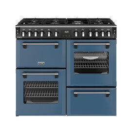 STOVES 444412017 Richmond Deluxe 100cm Dual Fuel Range Cooker - Twilight Blue
