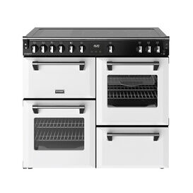 STOVES 444412022 Richmond Deluxe 100cm Induction Range  Cooker - Ice White