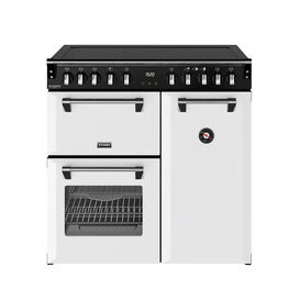 STOVES 444412010 Richmond Deluxe 90cm Induction Range Cooker - Ice White
