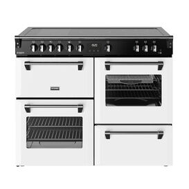 STOVES 444412034 Richmond Deluxe 110cm Induction Range Cooker - Ice White