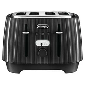 DELONGHI DL3002 4 Slice Ballerina Toaster - Black