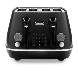 DELONGHI DL4313 4 Slice Distinta X Stainless Steel Toaster - Black