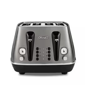 DELONGHI DL4314 4 Slice Distinta X St-Steel Toaster - Titanium