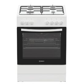 INDESIT I6G3PMWUK 60cm Dual Fuel Single Cavity Cooker - White