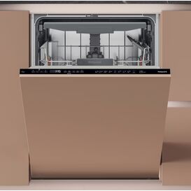 HOTPOINT H7IC16M6UK 60cm 16 Place Built In Dishwasher Black Trim