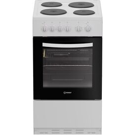 INDESIT I5E3KMW 50cm Electric Single Oven Cooker - White