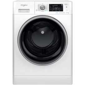 WHIRLPOOL FFWDD1174489BSVUK 11kg/7kg 1400 Spin Washer Dryer - White