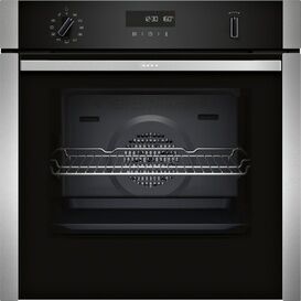 NEFF B6ACH7AN7B N50 Built-In 60cm Single Oven Slide &amp; Hide - Stainless Steel