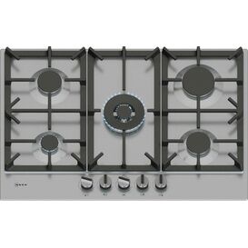 NEFF T27CIQ8N0 N70 5 Burner 75cm Gas Hob - Stainless Steel