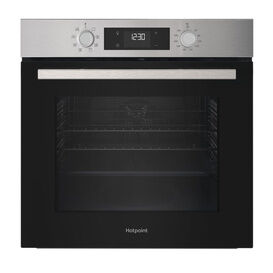HOTPOINT HOEU25CZXUK 59.5cm Built In Electric Single Oven - Stainless Steel