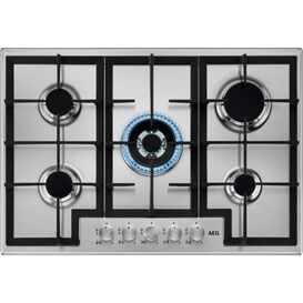 AEG HGB75400SM 3000 Slimline Gas Hob 75cm