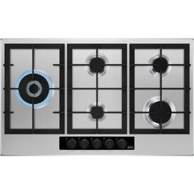 AEG HGB95522YM 6000 Slimline Gas Hob 90cm