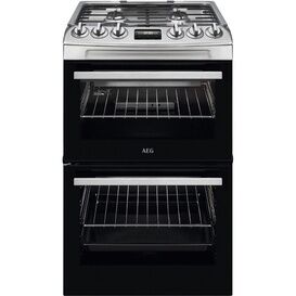 AEG CGX1130ACM 55cm Gas Cooker Stainless Steel