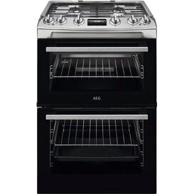 AEG CGX6130ACM 60cm Cooker with Gas Stainless Steel