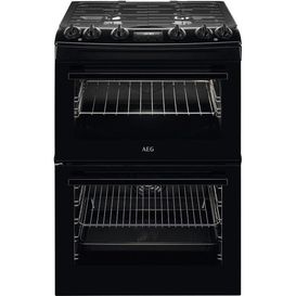 AEG CKX6540ACB 5000 SurroundCook Dual Fuel 60cm Cooker Black