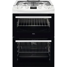 AEG CKX6540ACW 5000 Dual Fuel SurroundCook Cooker White