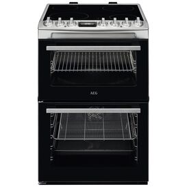 AEG CCX6740ACM 6000 SteamBake Electric Ceramic Cooker Stainless Steel