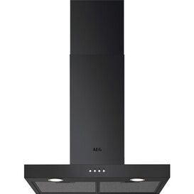 AEG DBX3651R 60cm T Shaped Cooker Hood - Matt Black