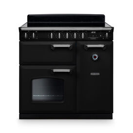 RANGEMASTER CL90EIPGBL/CM1 Classic 90cm Induction Gloss Black/Chrome