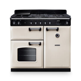 RANGEMASTER CL100DFPPCR/CM1 Classic 100cm Dual Fuel Pale Cream/Chrome