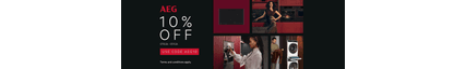 AEG 10% off promotion 7/10/26 - 3/11/26