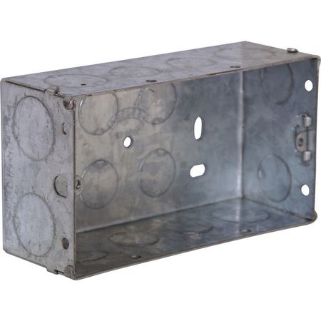 Buy 2 Gang 47mm Metal Box from £1.49