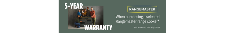 Rangemaster 5 Year Warranty Promotion 2.3.26 - 31.5.26