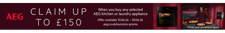 Save up to £150 on Selected AEG Models