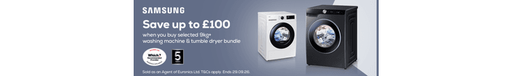 £100 off Tumble Dryer WBW Matching Samsung Washing Machine use code washdry100
