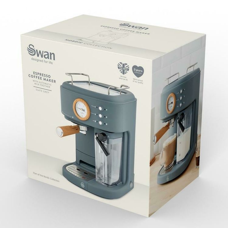 Swan Nordic SK22150GRYN Espresso Coffee 