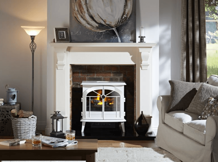 Buy DIMPLEX MRB20 MERIBEL Optimyst 2kW Electric STOVE GLOSS WHITE from  £810.00
