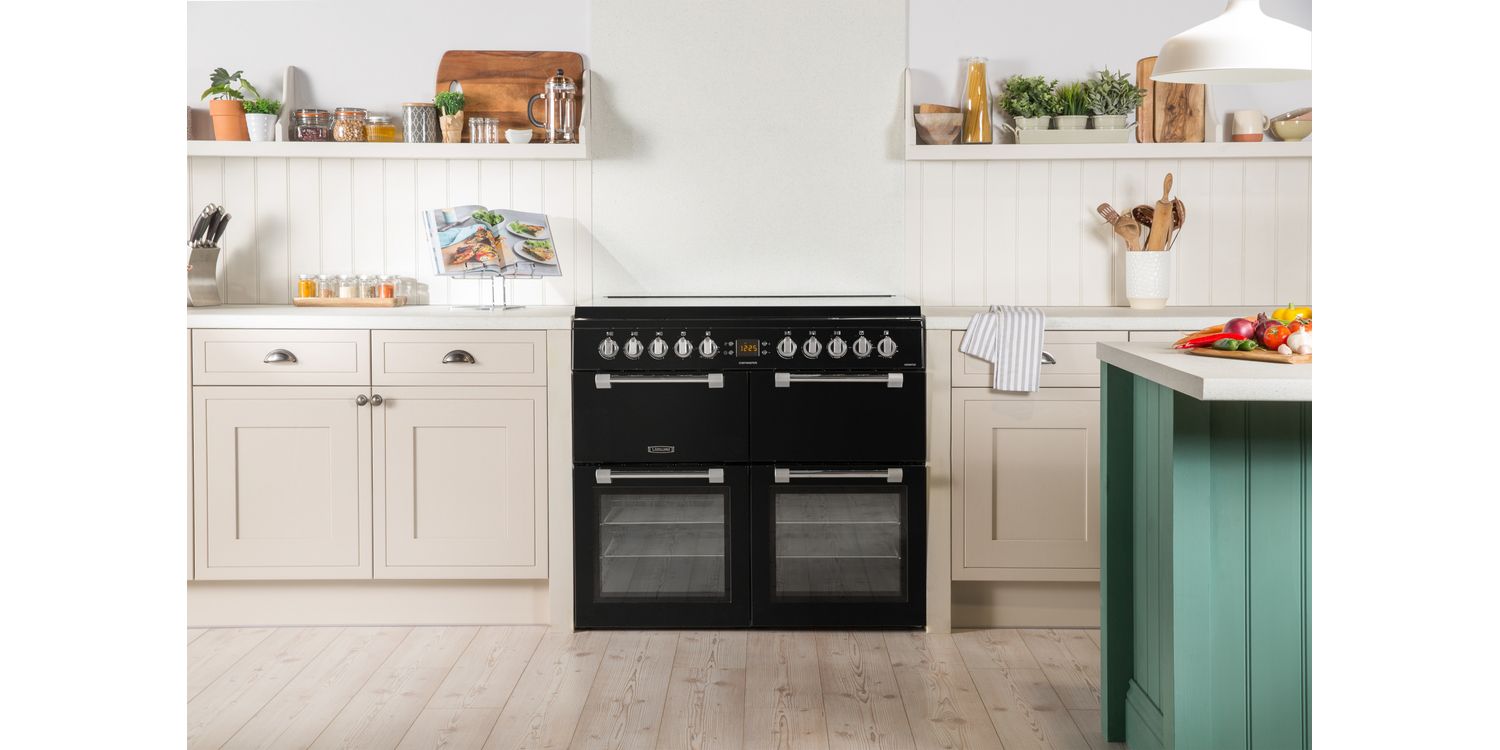 Buy LEISURE CC100F521K 100CM Chefmaster Dual Fuel Range Cooker Black