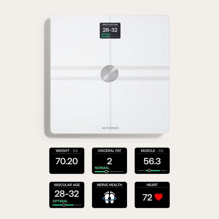 Buy WITHINGS Body Comp Smart Scale - White WBS12W from £189.00