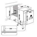 HOTPOINT H2IC14BN7A0U 60cm Built In Dishwasher 14 Place Setting additional 6