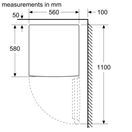 BOSCH KTL15NWEAG Series 2 Under Counter Fridge + Ice Box - White additional 4