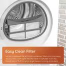 HOTPOINT CHSD82MGGUK 8KG Heat Pump Tumble Dryer - Dark Grey additional 5