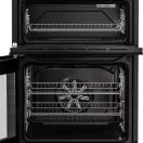 HOTPOINT HDD6GDC2B1 60cm Dual Fuel Double Cooker with Glass Lid Black additional 6