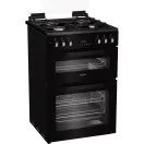 HOTPOINT HDD6GDC2B1 60cm Dual Fuel Double Cooker with Glass Lid Black additional 5