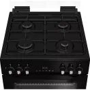 HOTPOINT HDD6GDC2B1 60cm Dual Fuel Double Cooker with Glass Lid Black additional 3