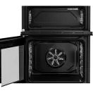HOTPOINT HDD6GDC2B1 60cm Dual Fuel Double Cooker with Glass Lid Black additional 2