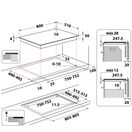 HOTPOINT HTX8017DCF2 80cm HeatControl Induction Hob - Black additional 14