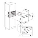 HOTPOINT HCS9A9PHTSBA Class 8/9 Built-In Compact Oven - Black additional 9