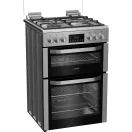 HOTPOINT HDG6GDCWX 60cm Gas Double Cooker with Glass Lid - Inox additional 5