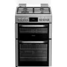 HOTPOINT HDG6GDCWX 60cm Gas Double Cooker with Glass Lid - Inox additional 1