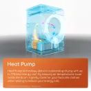 HOTPOINT CHD94MGBSUK Fabric Care 9KG Heat Pump Tumble Dryer - Grey additional 7