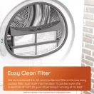 HOTPOINT CHD94MGBSUK Fabric Care 9KG Heat Pump Tumble Dryer - Grey additional 6