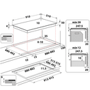 HOTPOINT HEX9024DCFF2 90cm HeatControl Induction Hob - Black additional 2