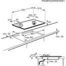 AEG HKB75450NB 8000 Flamelight Gas on Glass 75cm Hob - Black additional 14